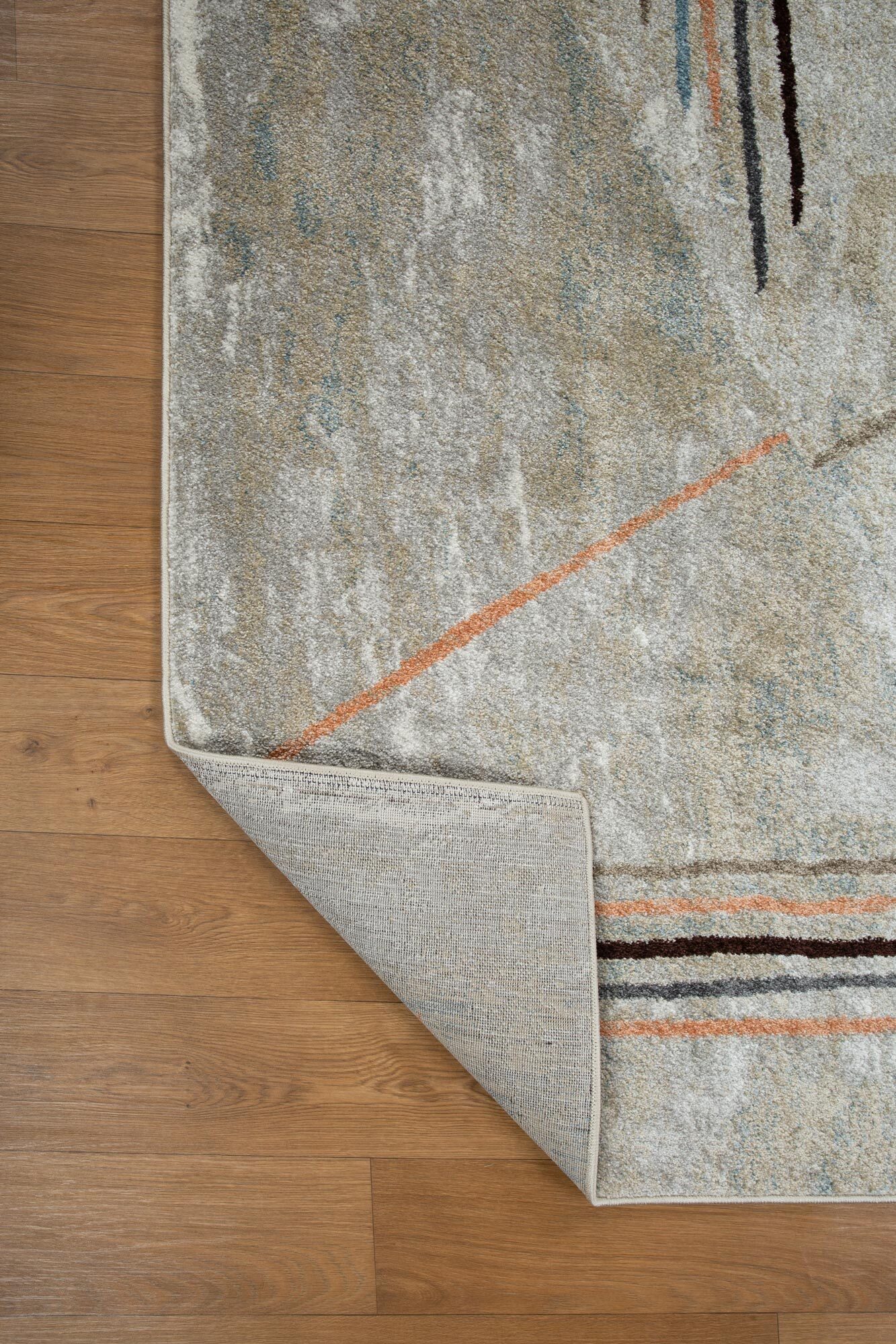 Large View Vivid Modern Abstract Rug