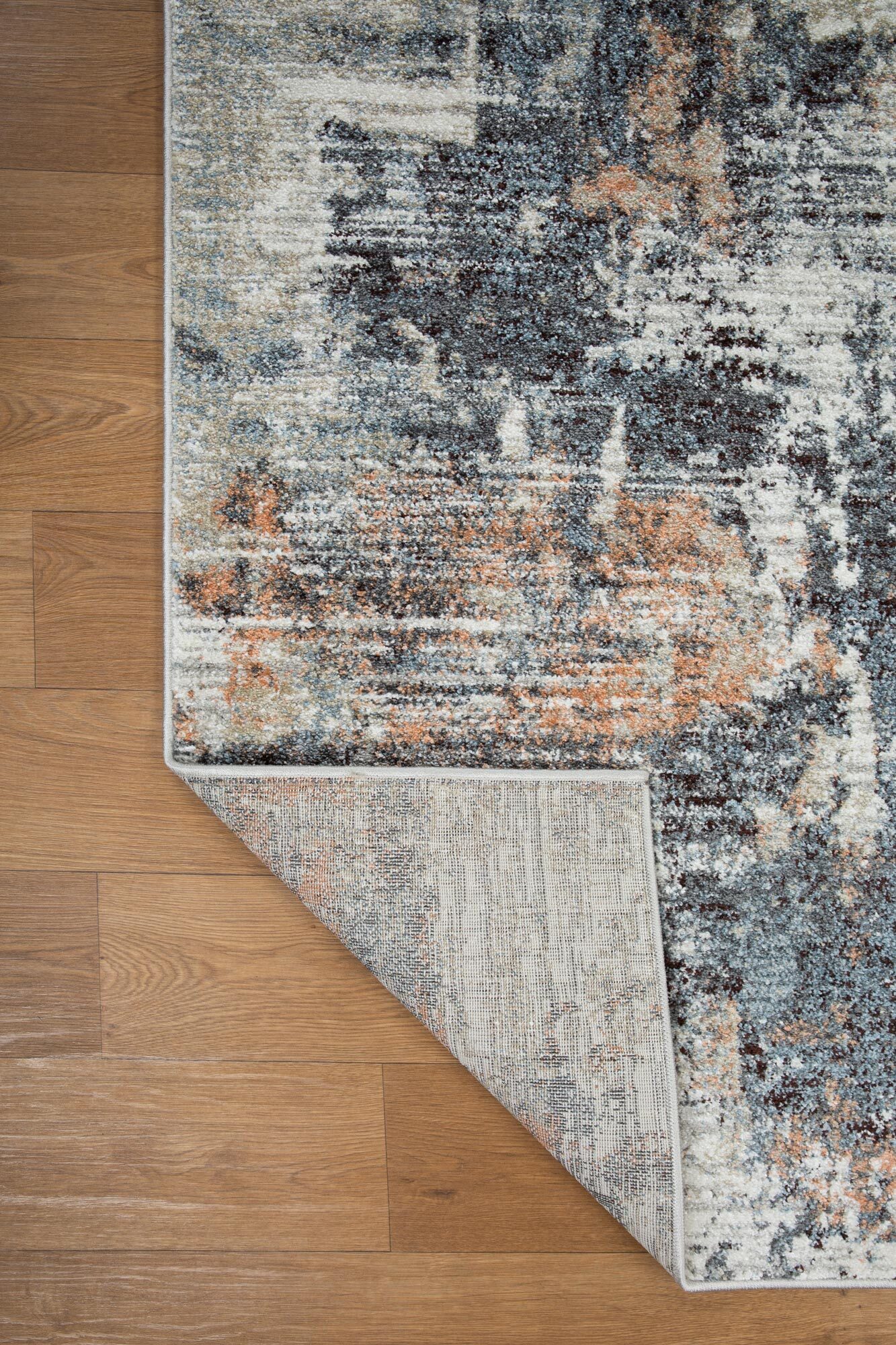 Large View Vivid Modern Abstract Rug