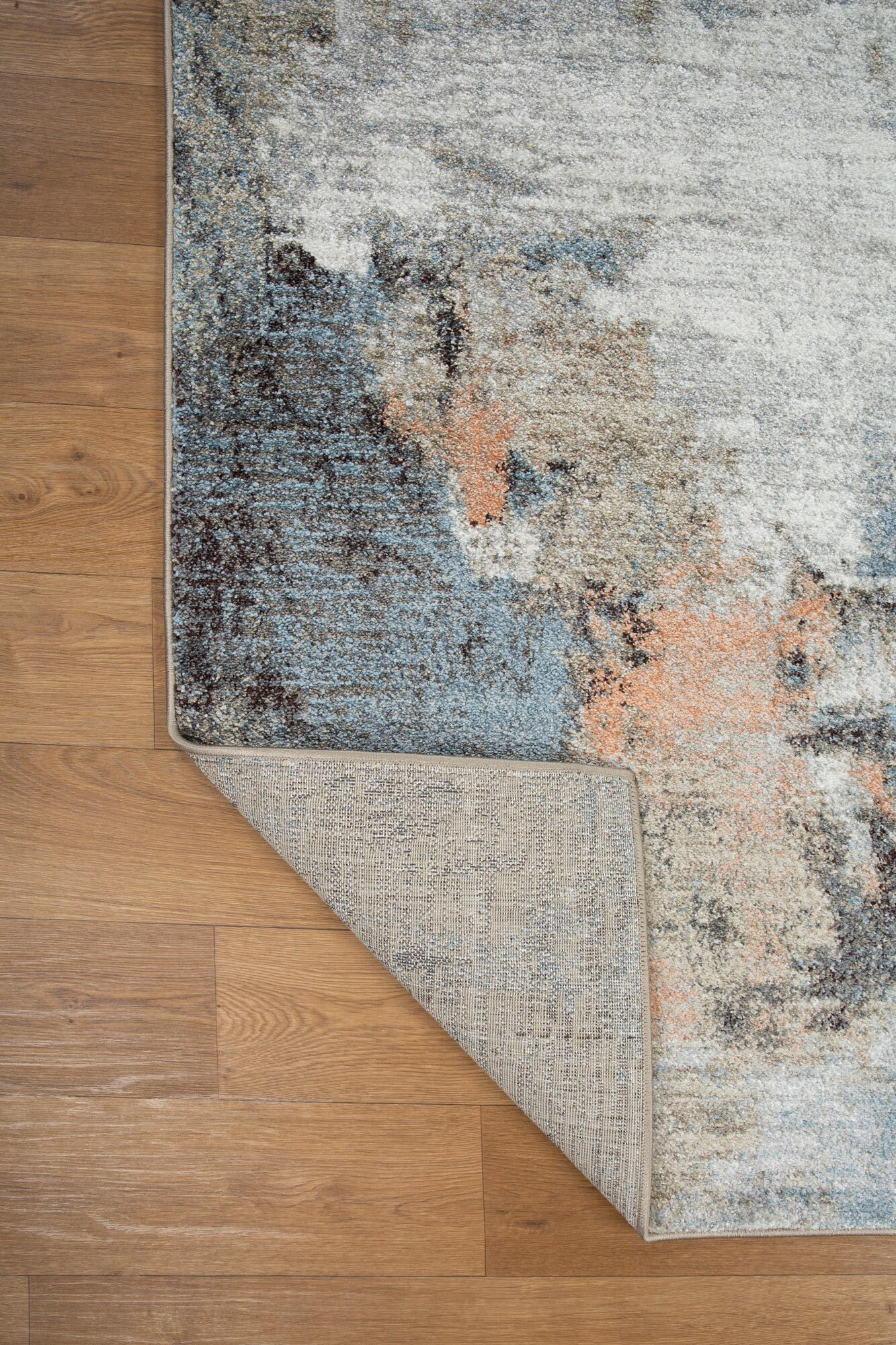 Large View Vivid Modern Abstract Rug