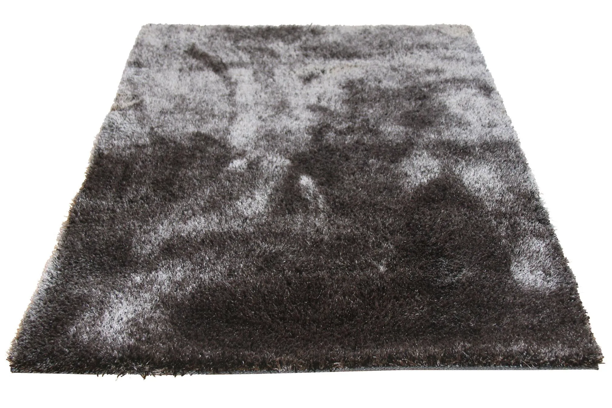 Vera Thick Plain Black Shaggy Rug