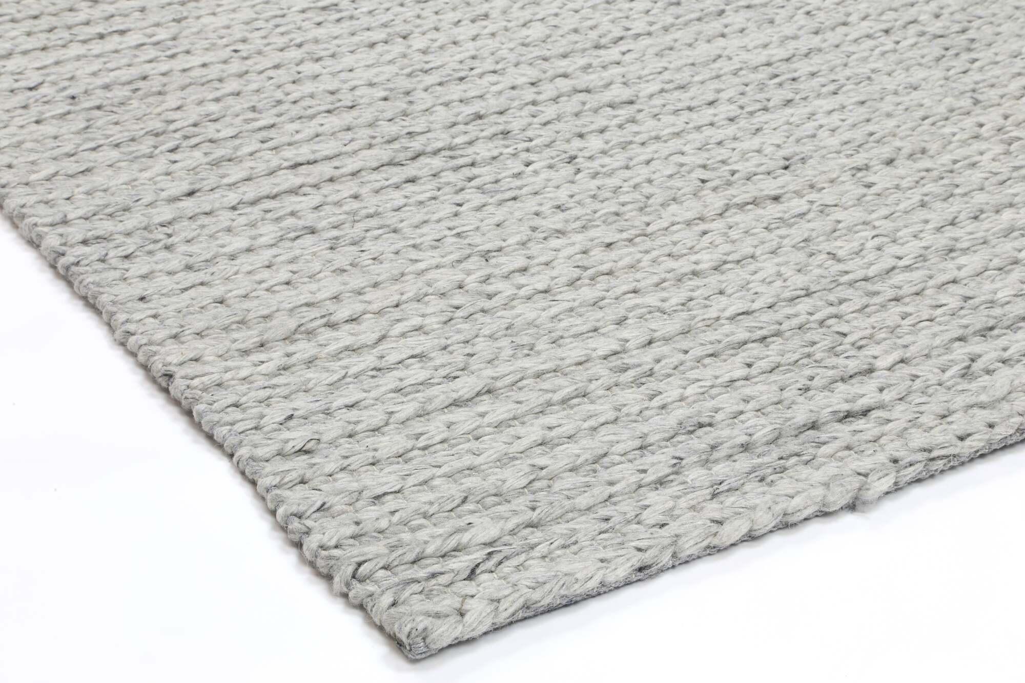 Large View Zuri Grey Hand Loomed Rug