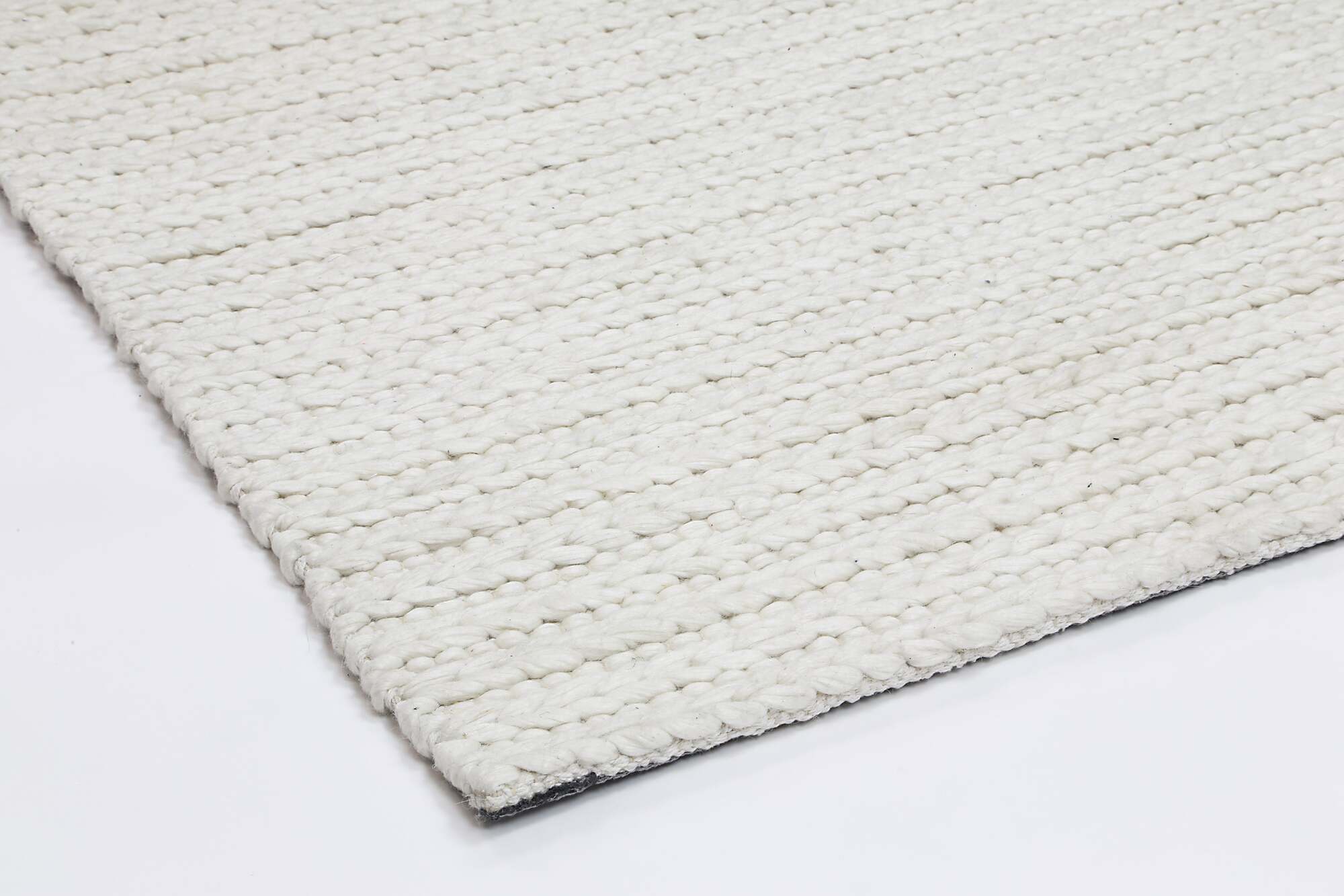 Large View Zuri White Hand Loomed Rug