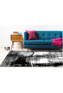 Atlanta Grey Modern Abstract Rug