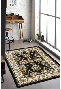 Atlanta Traditional Classic Black Rug