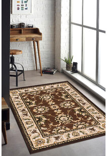 Atlanta Traditional Floral Brown Rug