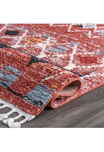 Amara Tribal Moroccan Tassel Rug