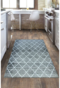 Atlanta Moroccan Grey Trellis Rug