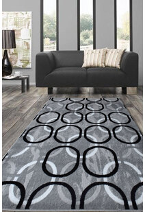 Atlanta Modern Circle Pattern Rug