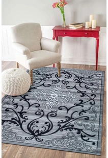 Americo Grey Medallion Rug