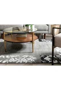 Americo Floral Border Rug