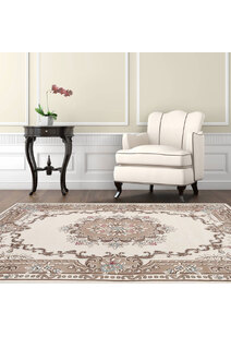 Abbie Cream Aubusson Floral Rugs