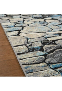 Aperto Stone Pebble Pattern Rug