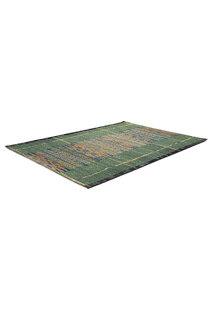 Aperto Green Tribal Pattern Rug