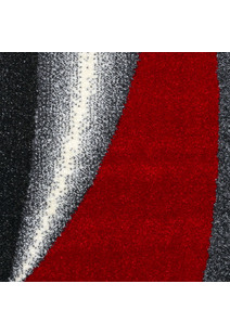 Aria Black Modern Abstract Rug