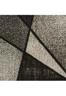 Aria Brown Modern Abstract Rug
