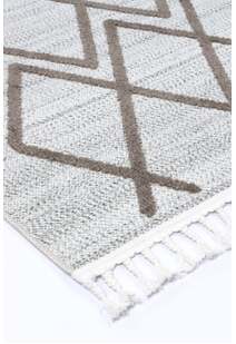 Ariel Fringed Moroccan Trellis Rug