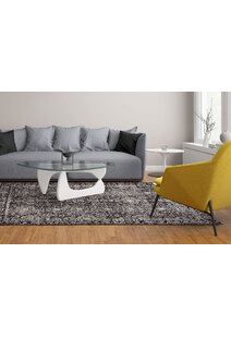 Brigitte Black Traditional Rug