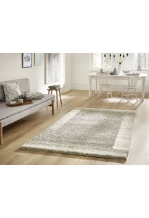 Boston Beige Border Modern Rug