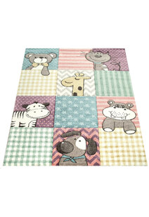 Charlie Cute Animal Nursery Rug