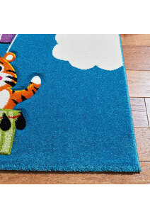 Charlie Hot Air Balloon Kids Rug
