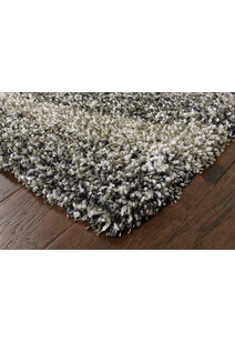 Ciro Grey Wavy Shaggy Rug