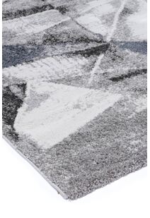 Cole Grey Triangle Abstract Rug