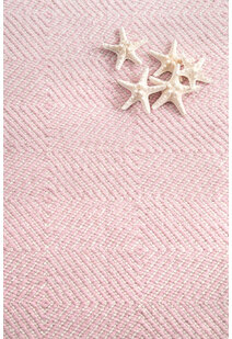 Dhurrie Pink Flatweave Wool Rug
