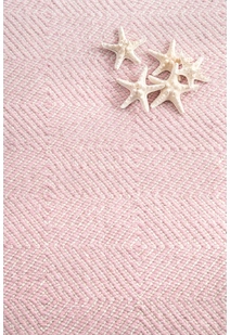 Dhurrie Pink Flatweave Wool Rug