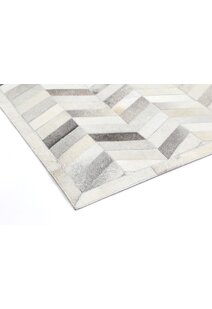 Elena Cow Hide Leather Rug