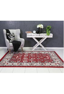 Emma Red Traditional Floral Rug