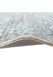 Fabian Damask Blue Rug