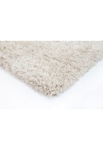 Flavia Plain Cream Shaggy Rug