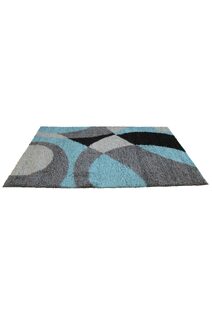 Moss Modern Abstract Shag Rug