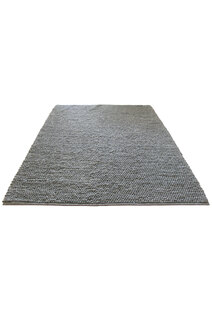Faris Grey Hand Loomed Wool Rug