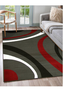 Gil Grey Modern Abstract Rug