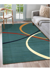 Gil Blue Modern Abstract Rug