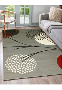 Gil Modern Grey Abstract Rug