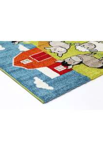 Hello Cute Farm Animal Kids Rug 