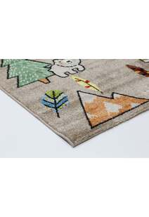 Hello Forest Animal Kids Rug