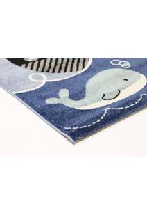 Hello Blue Ark & Animal Kids Rug