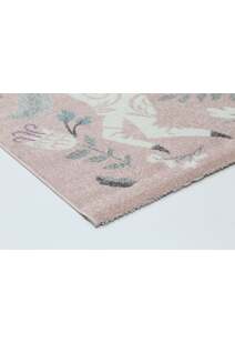 Hello Pink Unicorn & Rainbow Rug