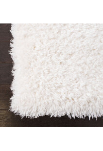 Havana Plain Ivory Shaggy Rug