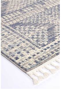 Inti Moroccan Grey Geometric Rug