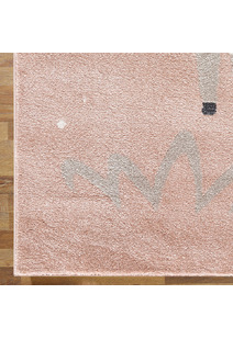 Kade Llama / Alpaca Pink Kids Rug