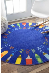 Kids Alphabet Pencil Rug