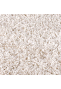 Lara Plain Cream Shaggy Rug