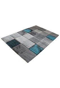 Lucia Carved Square Pattern Rug