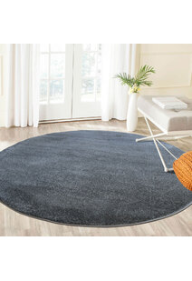 Leo Modern Thick Plain Grey Rug
