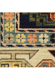 Leah Classic Medallion Wool Rug