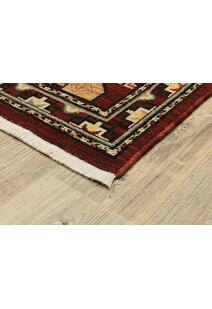 Leah Classic Geometric Wool Rug